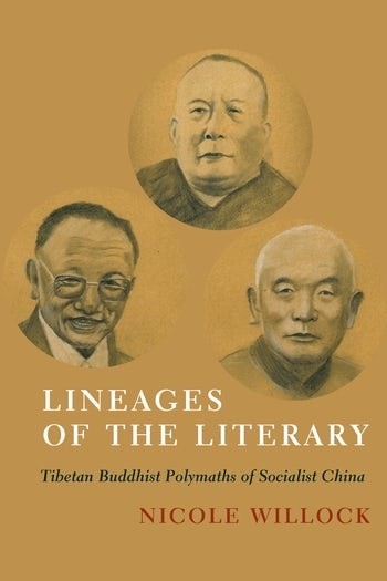 Book cover with sketches of three men and book title